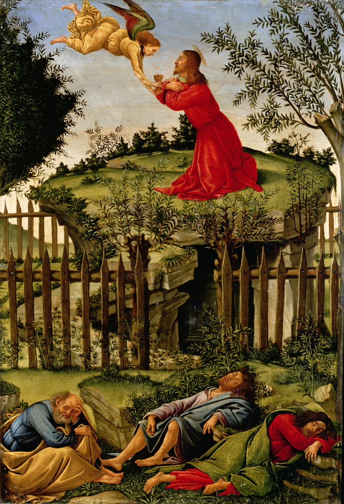 Sandro Botticelli - The Agony in the Garden c1500 - (MeisterDrucke-114370)